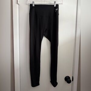 Gymshark Black Leggings, Size Medium